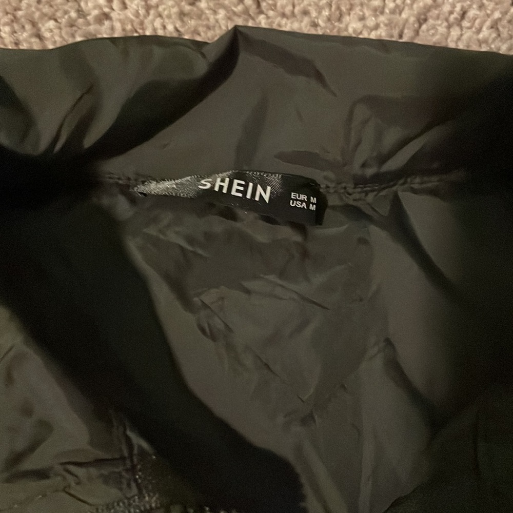 Retro Style lightweight classic black windbreaker jacket Size Medium NWOT - Picture 5 of 9